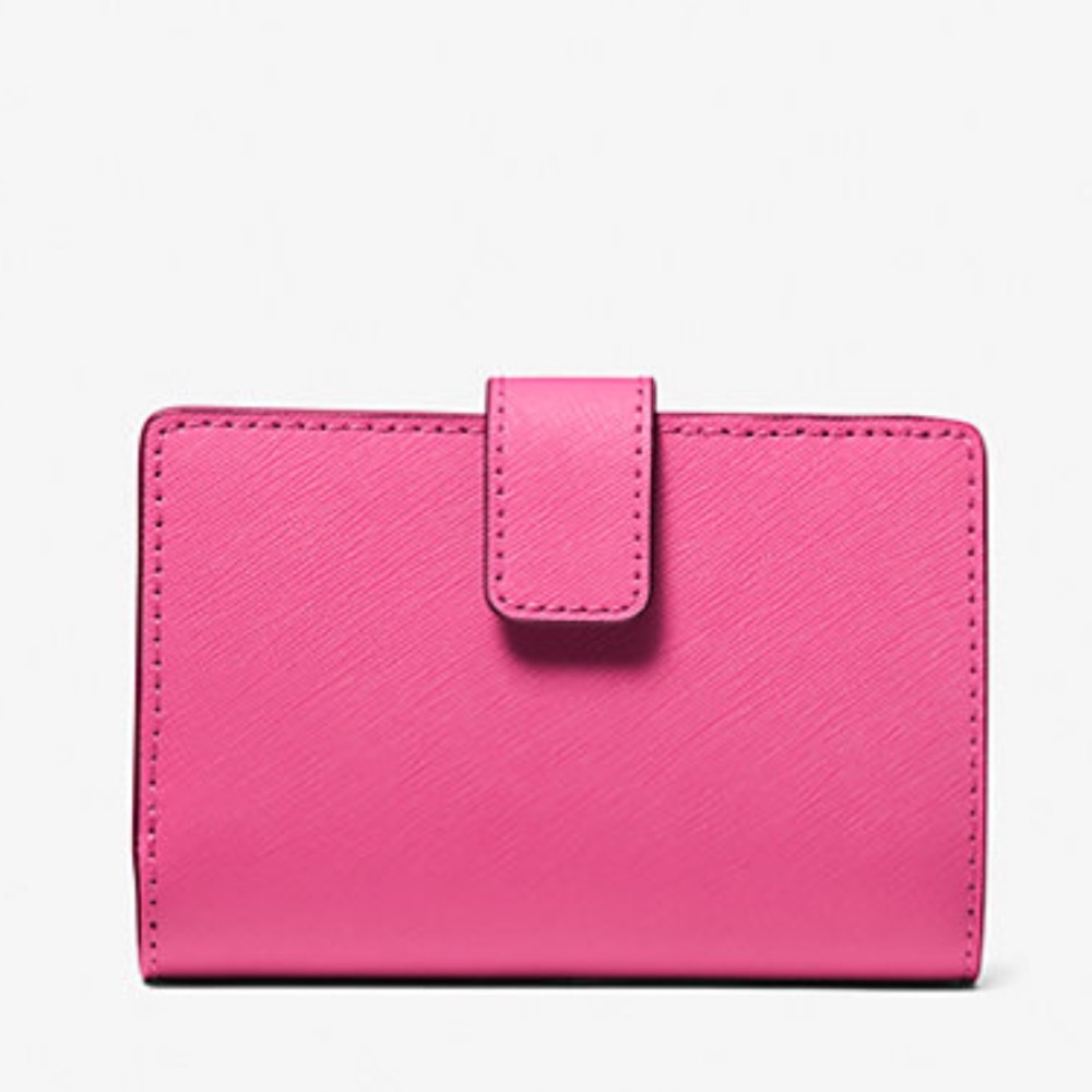 Michael Kors Medium Saffiano Leather Bifold Wallet
Dragonfruit
NWT - Picture 5 of 16